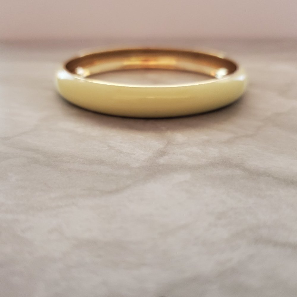 💕 J.Crew Cream Enamel Bangle Bracelet 💕 - Picture 1 of 9